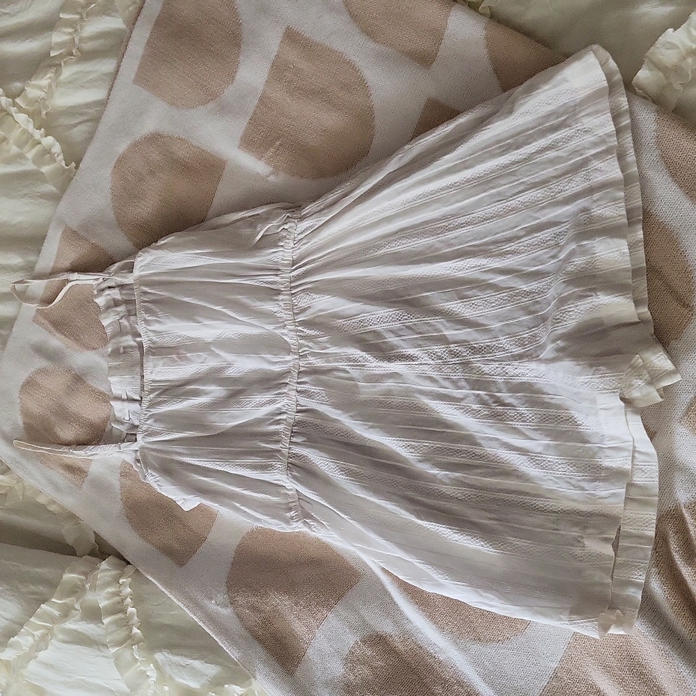 Vintage Mossimo 100% COTTON White Romper With Textured Detail🤍 - Picture 6 of 6